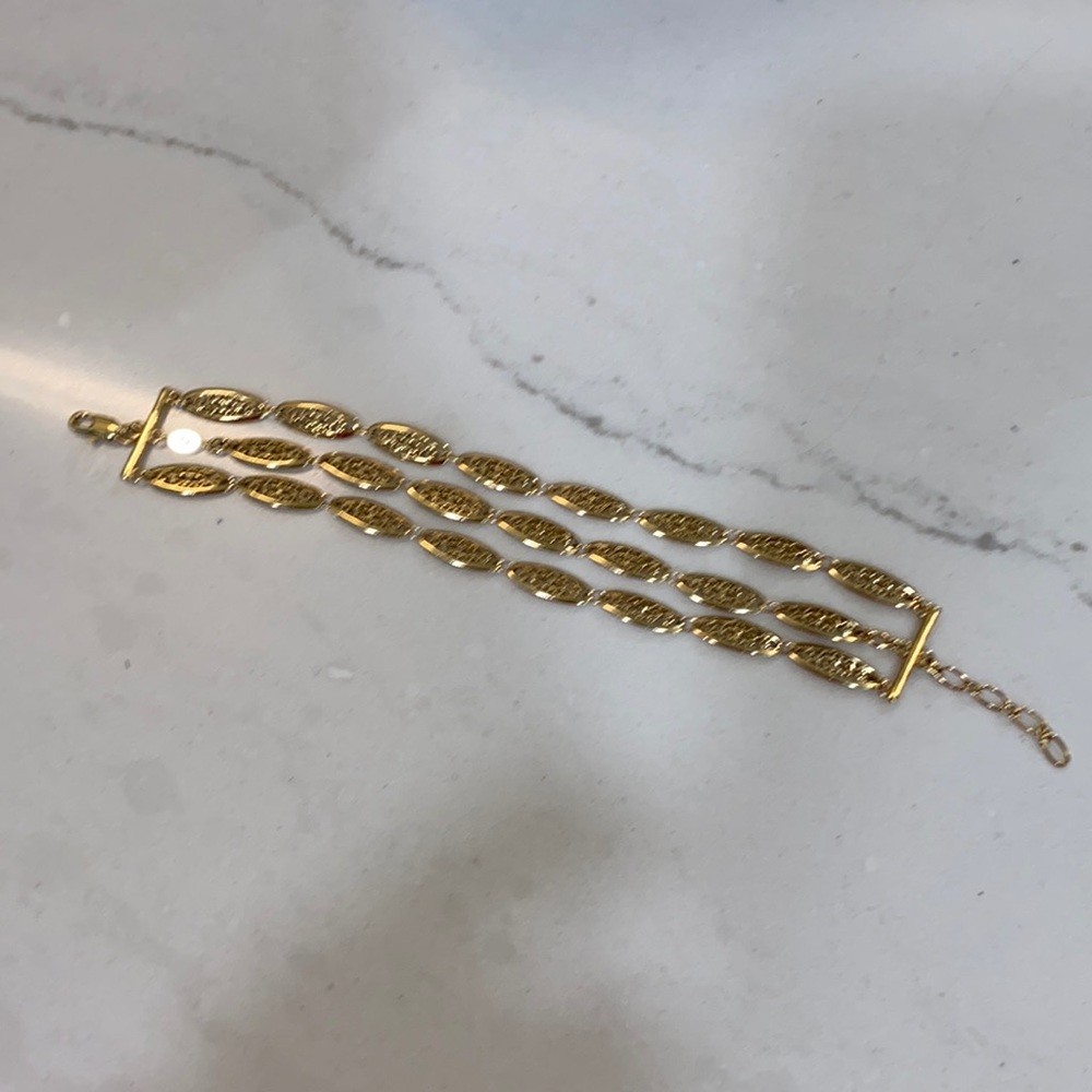 Sezane triple strand bracelet
